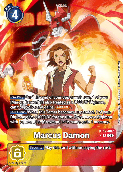 BT17-087 Marcus Damon Alt Art Single