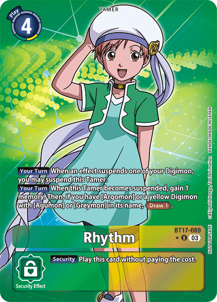 BT17-089 Rhythm Alt Art Single