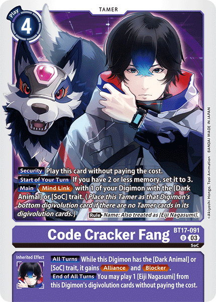 BT17-091 Code Cracker Fang Single