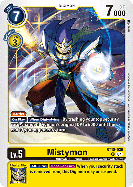 BT18-039 Mistymon Single