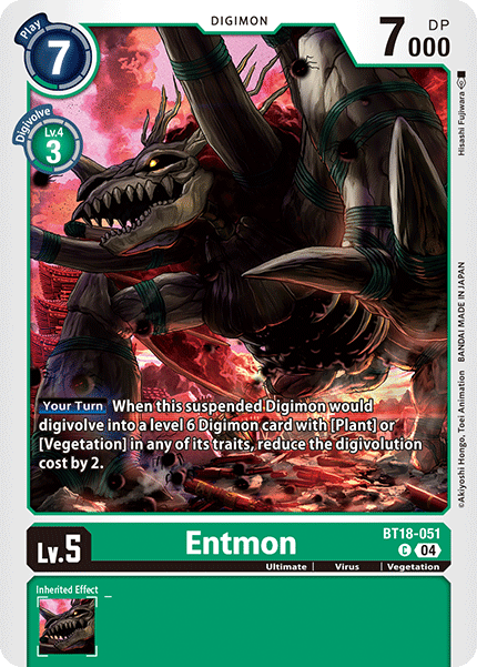 BT18-051 Entmon Single