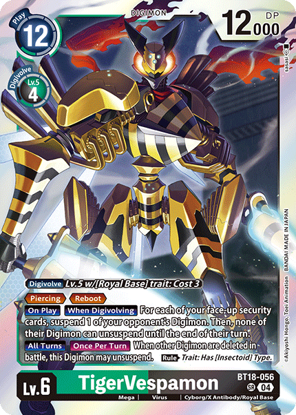 BT18-056 TigerVespamon Single