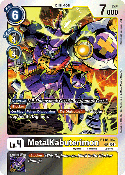 BT18-067 MetalKabuterimon Single