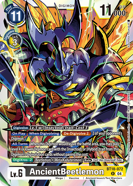 BT18-072 AncientBeetlemon Single