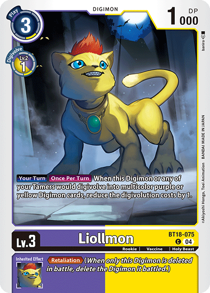 BT18-075 Liollmon Single