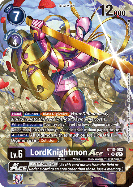 BT18-083 LordKnightmon ACE Alt Art Single