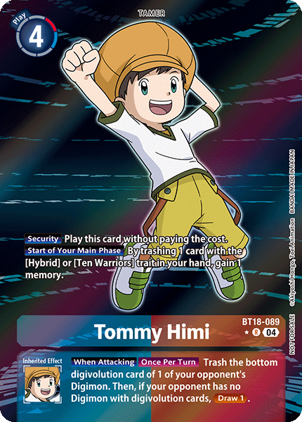 BT18-089 Tommy Himi Alt Art Single