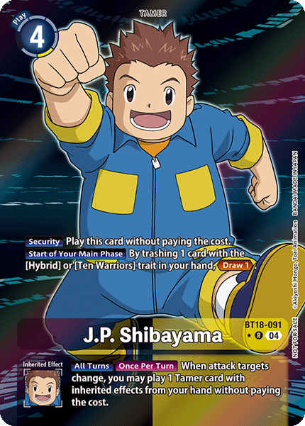 BT18-091 J.P. Shibayama Alt Art Single