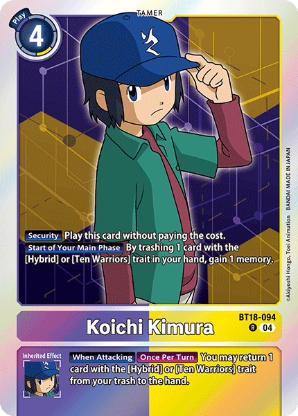 BT18-094 Koichi Kimura Single