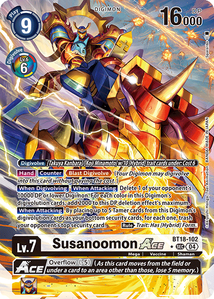 BT18-102 Susanoomon ACE Alt Art Single