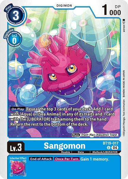 BT19-017 Sangomon Single