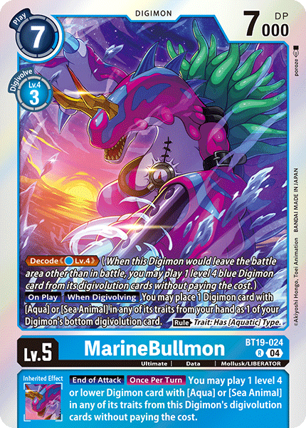 BT19-024 MarineBullmon Single