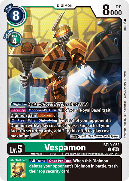 BT19-052 Vespamon Single