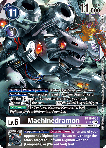 BT19-065 Machinedramon Alt Art Single