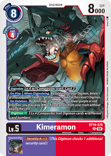 BT19-070 Kimeramon Single