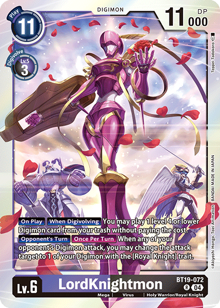 BT19-072 LordKnightmon Single