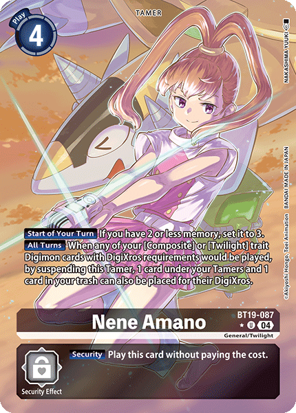 BT19-087 Nene Amano Alt Art Single