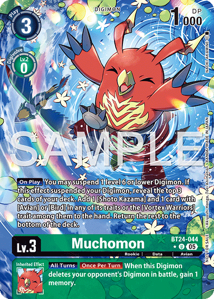 BT24-044 Muchomon Box Topper Foil Single