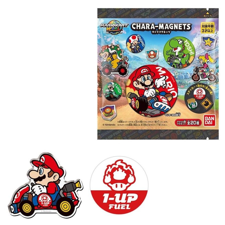 Mario Kart World - Shokugan - Chara-Magnet Blind Bag