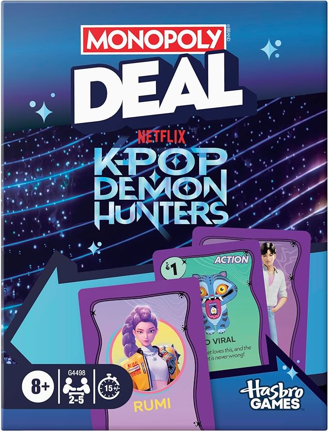 Monopoly Deal K-Pop Demon Hunters