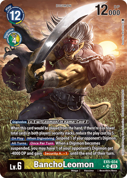 EX5-034 BanchoLeomon Alt Art Single