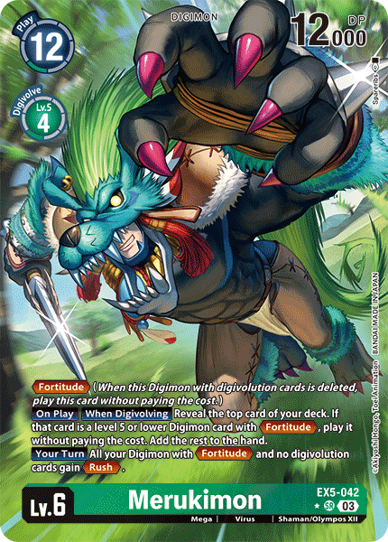 EX5-042 Merukimon Alt Art Single