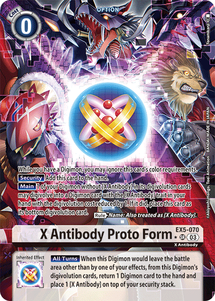 EX5-070 X Antibody Proto Form Alt Art Single