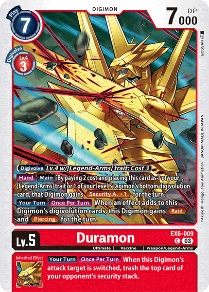 EX6-009 Duramon Single