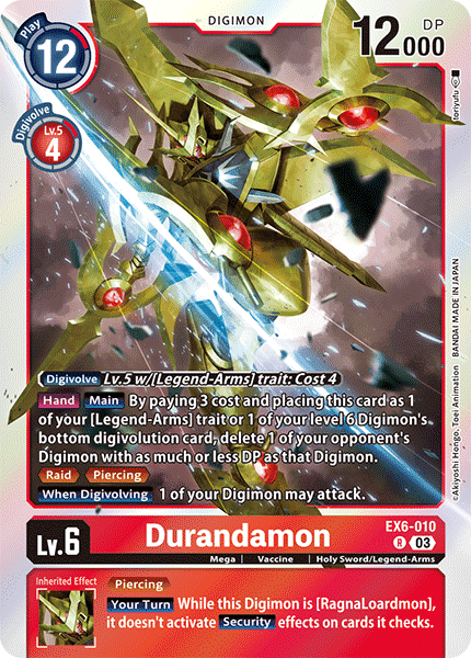 EX6-010 Durandamon Single