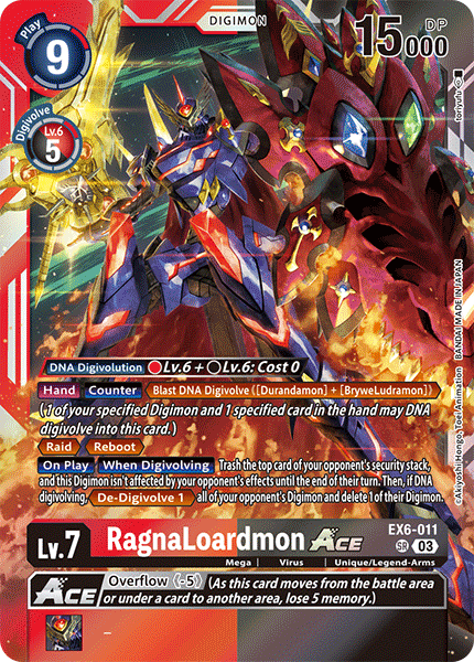 EX6-011 RagnaLoardmon ACE Single