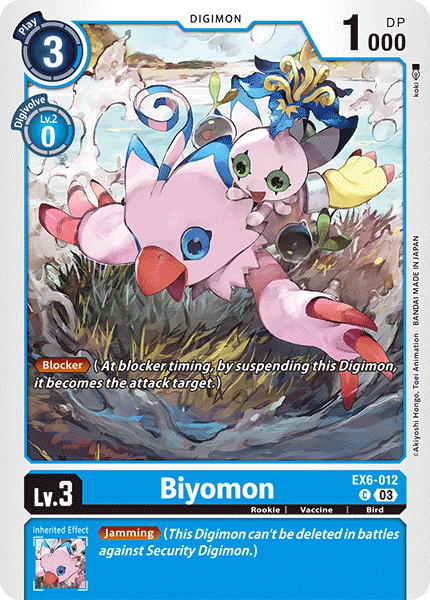 EX6-012 Biyomon Single