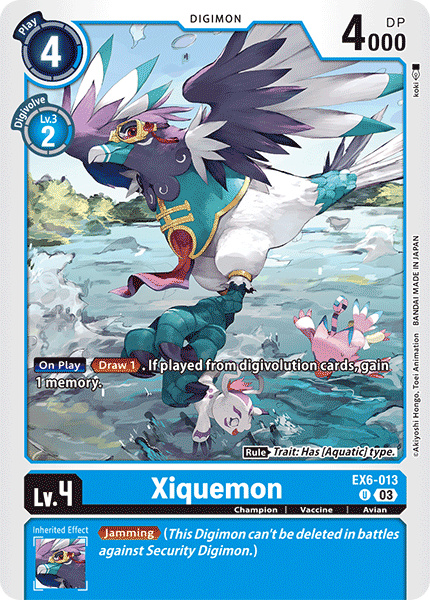 EX6-013 Xiquemon Single