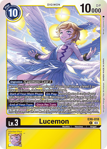 EX6-018 Lucemon Single