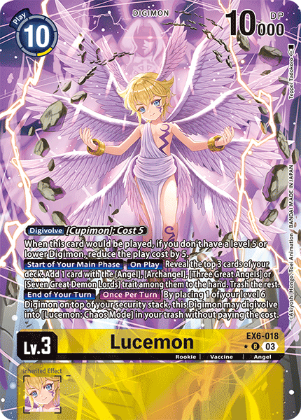 EX6-018 Lucemon Alt Art Single