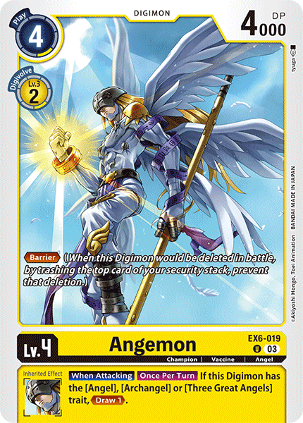 EX6-019 Angemon Single