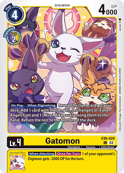 EX6-020 Gatomon Single