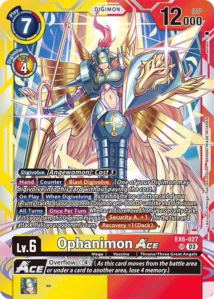 EX6-027 Ophanimon ACE Single