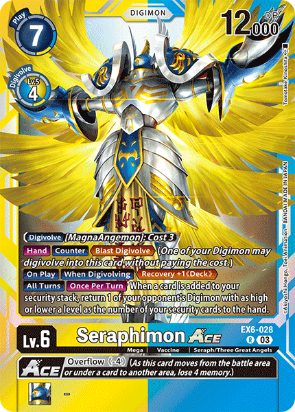 EX6-028 Seraphimon ACE Single