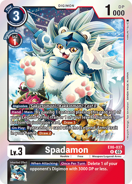 EX6-037 Spadamon Single