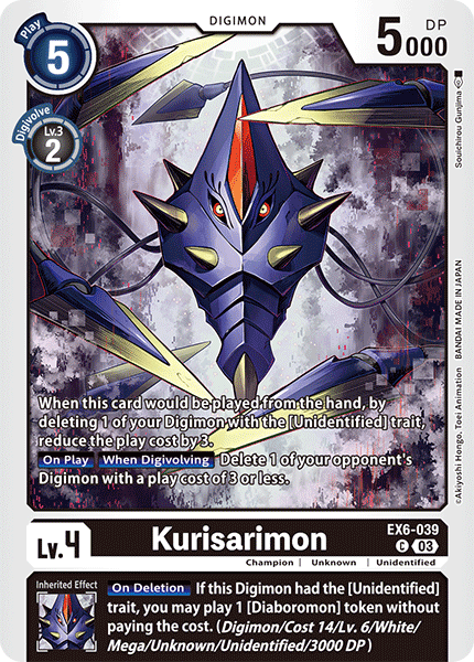 EX6-039 Kurisarimon Single