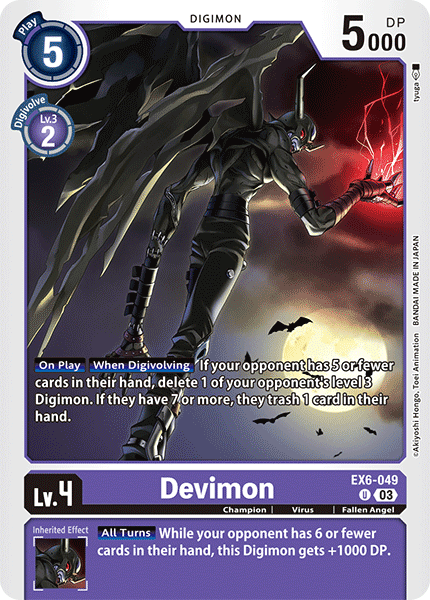 EX6-049 Devimon Single