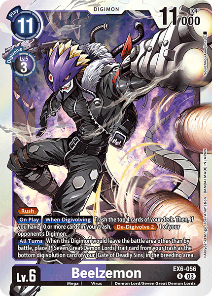 EX6-056 Beelzemon Single