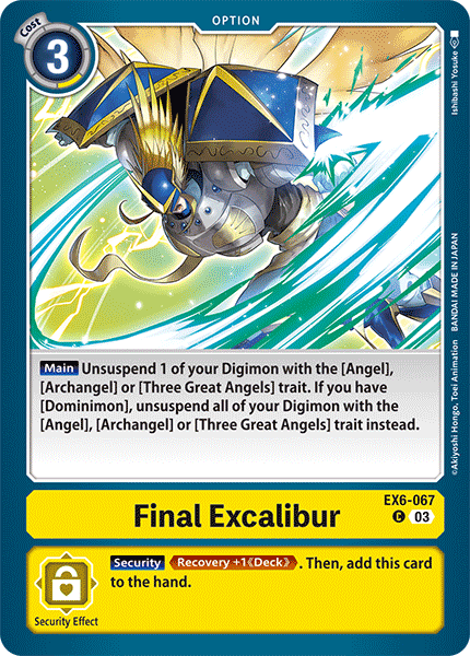 EX6-067 Final Excalibur Single