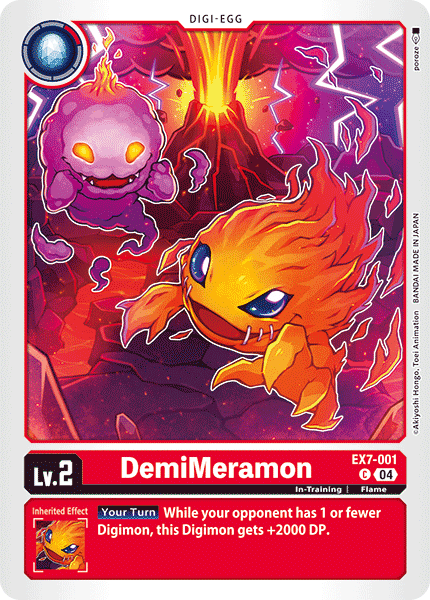 EX7-001 DemiMeramon Single