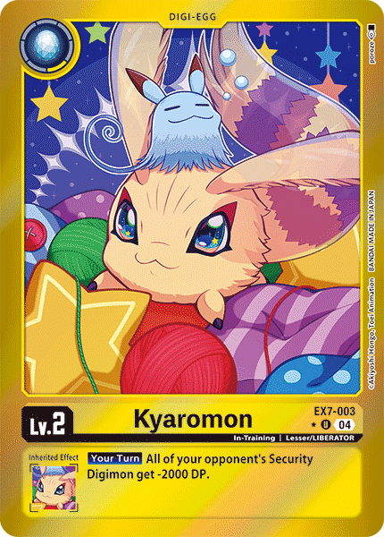 EX7-003 Kyaromon (Foil) Single