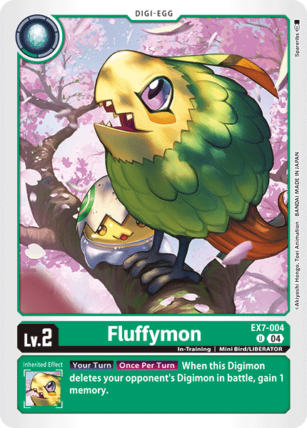 EX7-004 Fluffymon Single