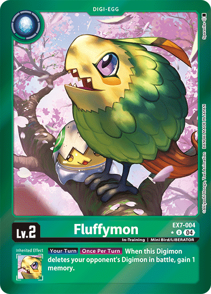 EX7-004 Fluffymon (Foil) Single