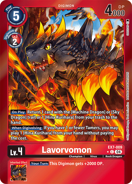 EX7-009 Lavorvomon (Foil) Single