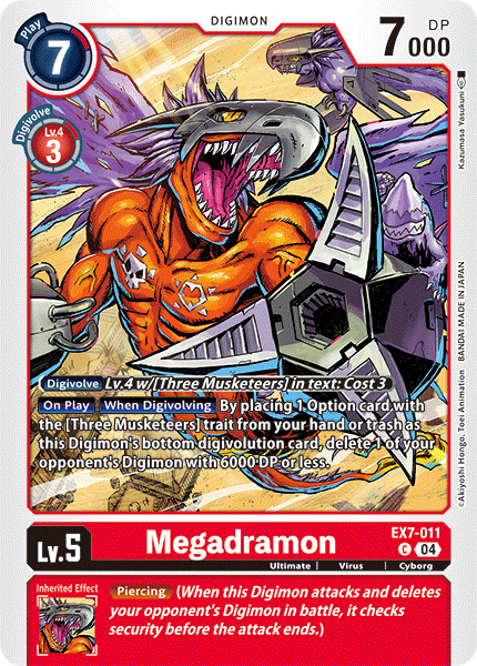 EX7-011 Megadramon Single