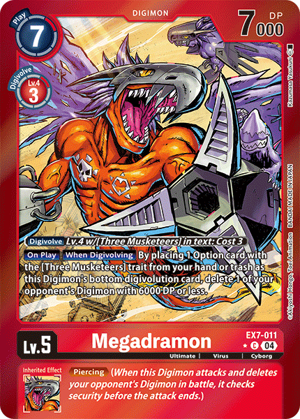 EX7-011 Megadramon (Foil) Single